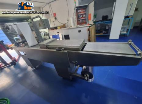 Indata automatic thermoforming, packaging, and sealing machine for blister packaging. Indata automatic thermoforming, packaging, and sealing machine for blister packaging.