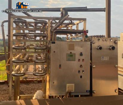 Stainless steel pasteurizer VT 40 15,000 liters / h Stainless steel pasteurizer VT 40 15,000 liters / h